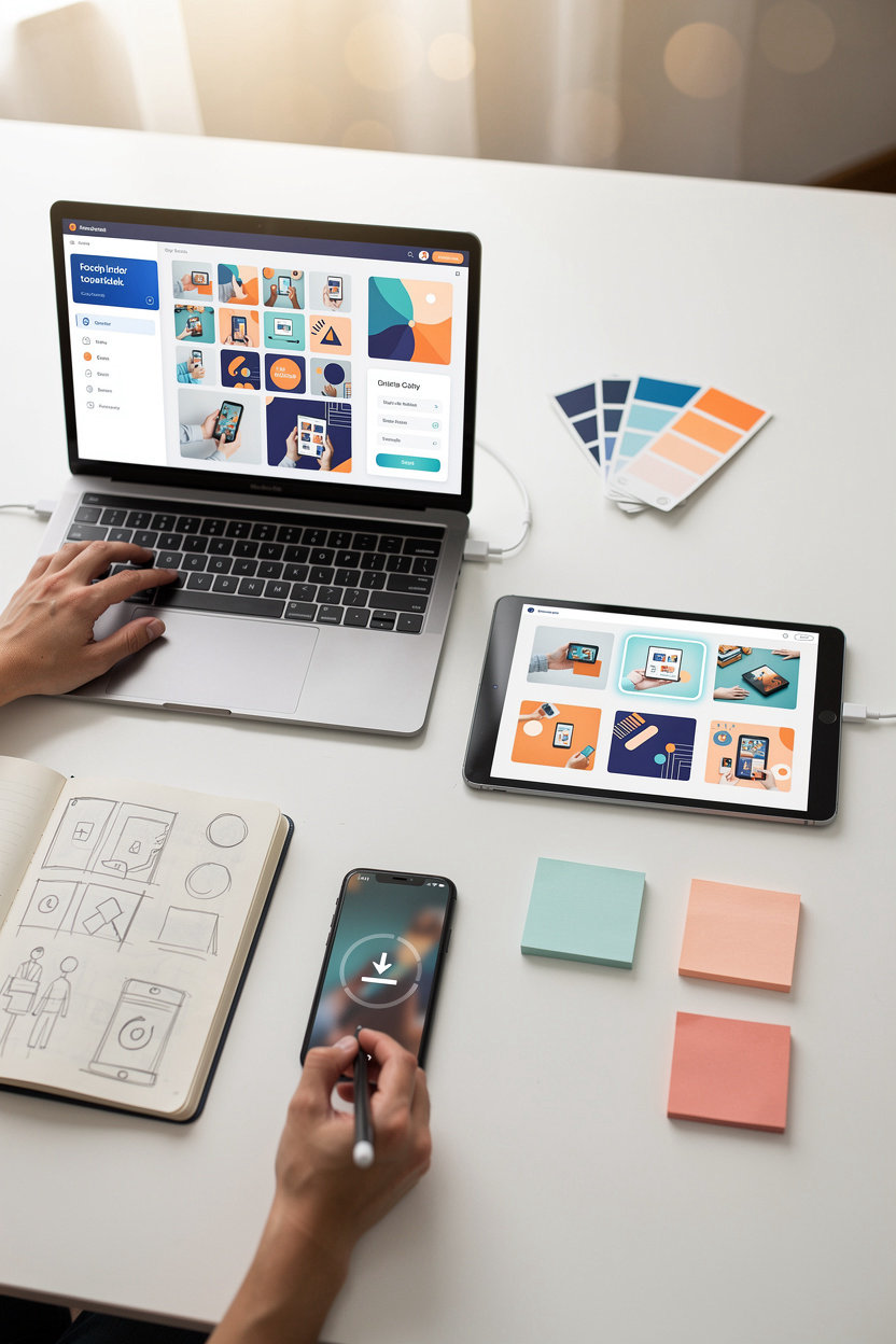 MR AI image generation service - AI-powered custom visual creation for marketing and design