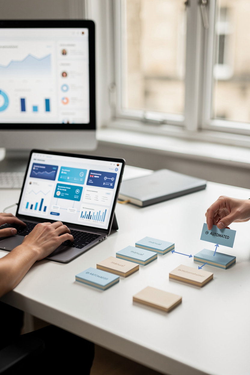 MR AI personalized suggestions dashboard showing smart AI recommendations and workflow automation
