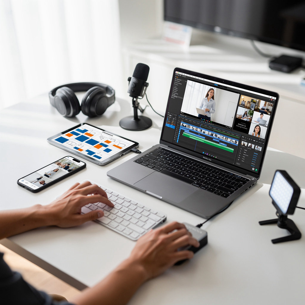 MR AI video production service—AI-generated videos for social media, training, and marketing campaigns